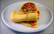 Gefuellter Pfannkuchen