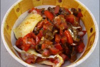 Champignon-Paprika-Auflauf
