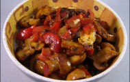 Champignon-Paprika-Pfanne