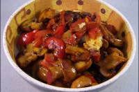 Champignon-Paprika-Pfanne
