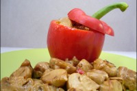Gefuellte Paprika