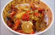 Kohlrabi-Paprika-Pfanne