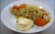 Camembert mit Chinakohl