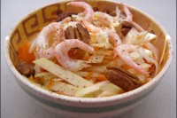 Knackiger Garnelensalat