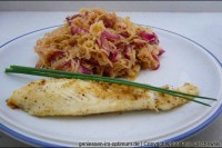 Pangasius mit Sauerkraut