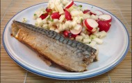Gebratene_Makrele_an_Salat