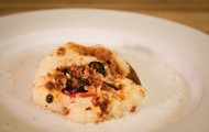 Bratapfel mit Kokos-Vanillepudding
