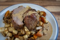 Rinderbraten im Gemüsebett