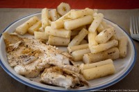 Schwarzwurzeln mit Schollenfilet