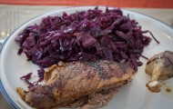 Wildente mit Rotkohl