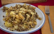 Pastinaken-Hackpfanne